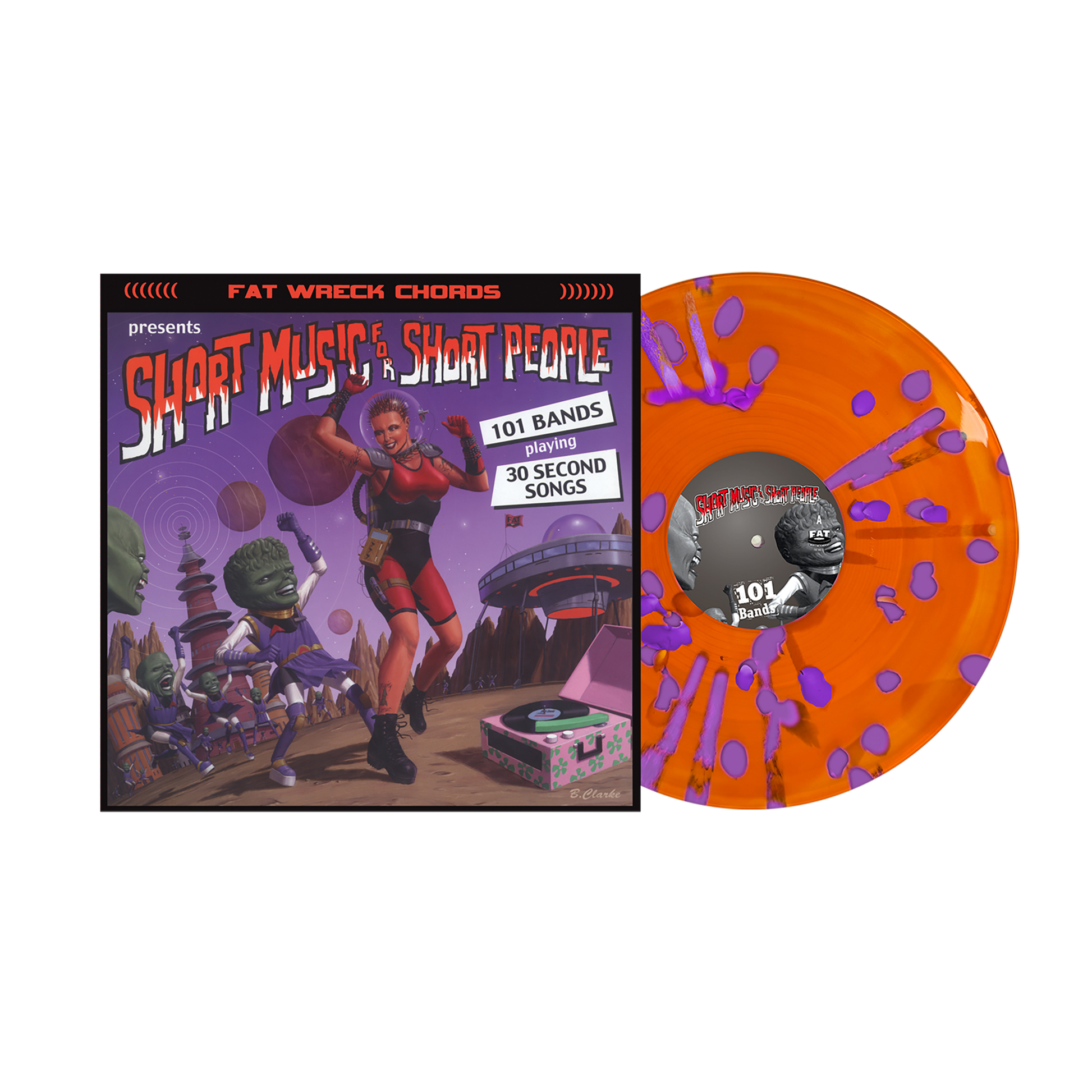 Various Artists (Short Music For Short People) Orange & Purple Lagoon Vinyl