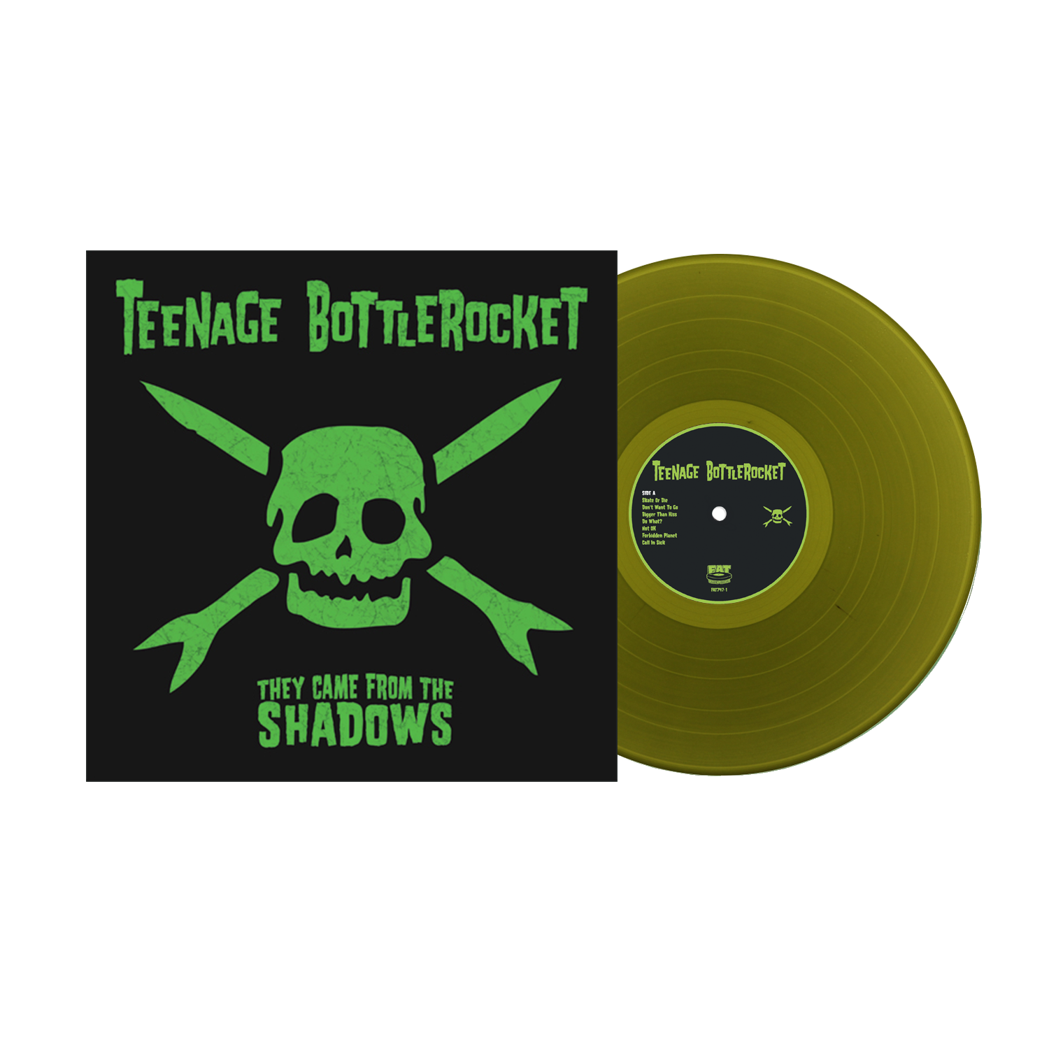 Teenage Bottlerocket (They Came From the Shadows) Swamp Green Vinyl